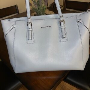 Beautiful baby blue Michael Kors Tote Bag